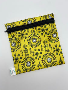 Sac sandwich mandalas jaune