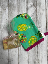 Load image into Gallery viewer, Gant de douche enfant Ananas
