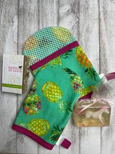 Gant de douche enfant Ananas